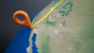 Flight paths and great circles