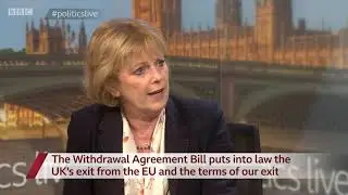 Change UK's Anna Soubry MP on BBC's Politics Live