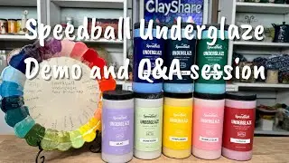 Speedball Underglaze Demo and Q&A