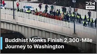 JUST IN: Buddhist Monks Complete 2,300-Mile Walk for Peace, Arrive in Washington, D.C. | AK1G