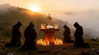 Gregorian Chant for Deep Healing Sleep & Sacred Night Prayer | Calm Holy Voices