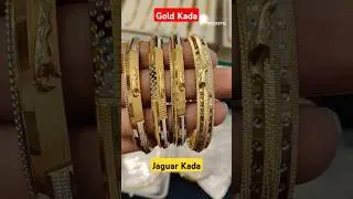 Gold jaguar kada for men latest design 22karat hallmarked #gold