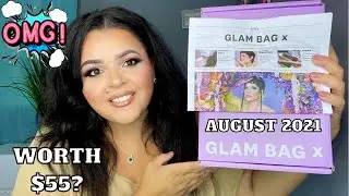 IPSY GLAM BAG X AUGUST 2021 UNBOXING & CHOICES | Is it worth the $55?