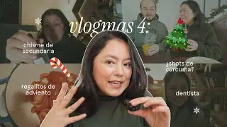 VLOGMAS 4: El chisme de mi primer amor (inspirado en un libro) 📖 + Shots de cúrcuma y regalos 🎁