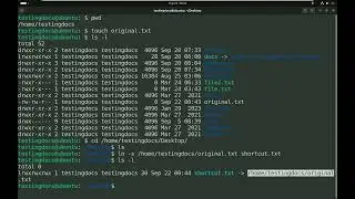 Creating Symbolic Links in Linux