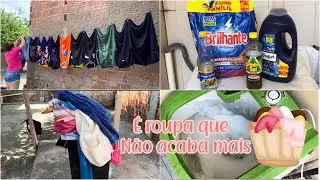 LAVANDO ROUPAS COM BRILHANTE,PINHO SOL E VINAGRE| ROUPAS LIMPAS E MACIAS