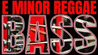 BASS Reggae Backing Track in E Minor - Easy  Em Bassless Jam
