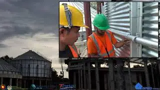 How to Lift Galvanized Steel Silo Bins || Grain Storage || Time Lapse ||