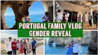 GENDER REVEAL IN PORTUGAL | Family Travel vlog