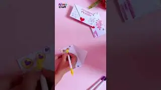 Surprise card for friendship day | white paper card | friendship day card #shorts