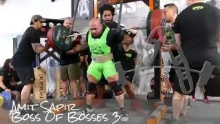 Amit Sapir Boss Of Bosses 3 Squat Attempts