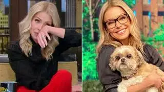 Kelly Ripa breaks down crying on Live over beloved dog Chewie's diminishing health  'I love this dog