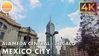 Alameda Central to Z&oacute;calo in Mexico City! Walk with me in Mexico City, Mexico!