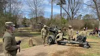 Artillery Soldiers represent modern military at Jamestown history event