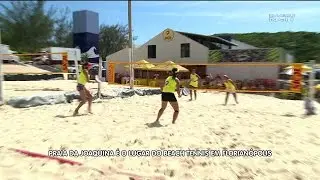 Conhe&ccedil;a o beach tennis: um esporte que tem ganhado cada vez mais adeptos na praia da Joaquina