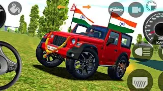 modified mahindra Thar 😈Indian cars simulator 3D || android gameplay || Gadi Wala Game || Thar Game