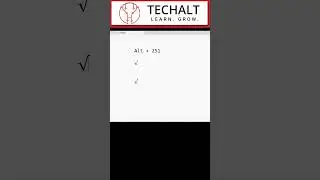 How to type underroot symbol #shorts