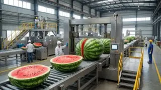 Mesmerizing Watermelon Production Line