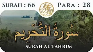 66 Surah At-Tahrim  | Para 28 | Visual Quran with Urdu Translation
