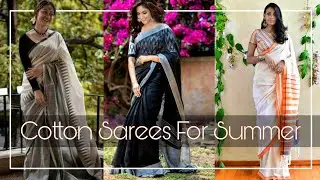 Summer Daily Wear Cotton Sarees Designs | Party Wear Cotton Saree | Latest Saree Design 2020