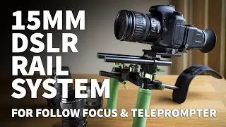 Imorden IR-02 Shoulder Rig Camera Mount &ndash; 15mm Rail System for Teleprompter and Follow Focus