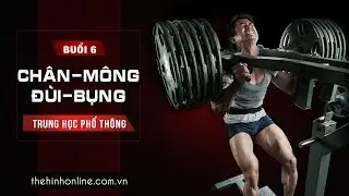 Giáo án thể hình tăng cơ 6 buổi: Mông đùi Eo Bụng | THPT