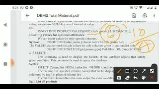 SQL DML comments