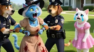 😱 OMG! Witch Cat Breaks In &ndash; 🐱 Baby Kitten Terrified as 🚓 Police Rush In | Mother Love Story