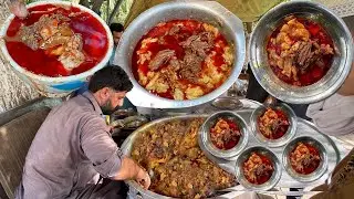 Pakistan's Best Traditional Siri Paye - 200 KG Ahmad Siri Paye | Kohat Road, Peshawar Street Food