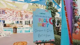 Pool Party | Destination Wedding- Khajuraho | Nagwani Family | Plant Studio Rewa