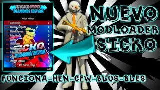 MOD MENU/MODLOADER/SICKO DIAMONDS/PARA/HEN/CFW/BLUS/BLES/GTA V PS3