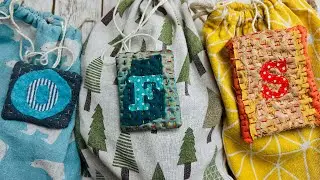 Организуйте свои принадлежности для рукоделия с помощью персонализированных тканевых бирок, изгот...