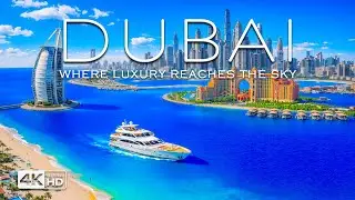 [4K] Dubai 🇦🇪 &ndash; Skyline Majesty, Desert Meets Sea & Urban Oasis | Deep House Drone Footage
