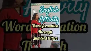 Fun Jumbled Letters Activity | Word Formation Game for Class 6 Students