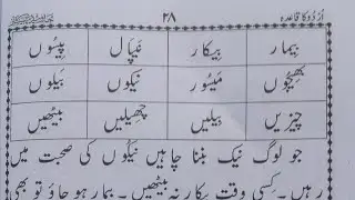Urdu ka Qaida class 49 / Learn Urdu with speeling & meaning @Learn Quran Kids💯✔️
