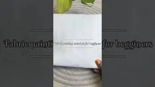 Fabric painting basic materials for beginners 🌸✨ #fabricpainting #silkpainting #artshorts #trending