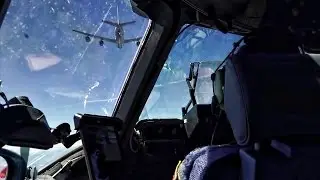 C-17 Globemaster III Cockpit &bull; Touch & Go + Aerial Refueling