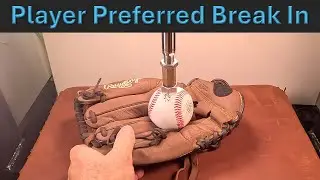 Rawlings Player Preferred Break In | Advanced Break-In Prep + Glove Press Pro #glovebreakin #asmr