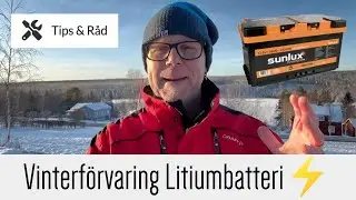 Hur Du Vinterf&ouml;rvarar Litiumbatterier I Husbilen &ndash; B&auml;sta Tipsen