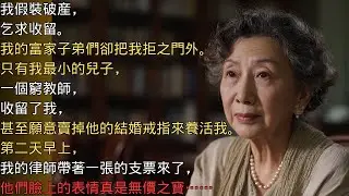 我假裝無家可歸、身無分文。結果只有我討厭的兒媳婦開了門。