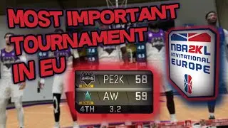 Playing against best Europe ProAm players in EU Invitational on NBA2K21 || My Experience