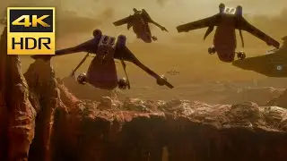 The Battle of Geonosis (Part 1) | Star Wars: Attack of the Clones | 4K HDR
