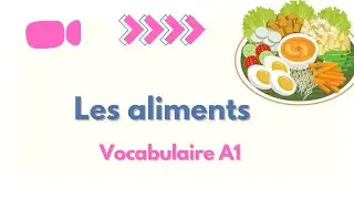 French A1: Food Vocabulary 🍎🥐 | Essential Words for Beginners VocabulaireA1 #Fran&ccedil;aisD&eacute;butant  #FLE
