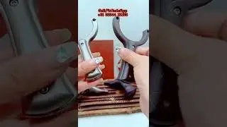 Premium Metal Slingshot 🔥 Silver vs Dark Finish | Close Look & Comparison #trending #shorts