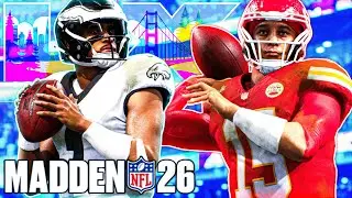 Eagles vs. Chiefs Super Bowl 60 - Madden 26 Simulation Gameplay