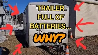 Why batteries are critical to a substation and how this trailer helps maintain them. #Substationlife