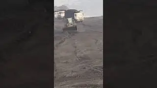 Mines loading point view scene #coal #coalmines #mines #eicher #weighbridge