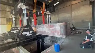 galvanising kettle rigged out