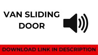 Van Sliding Door Sound Effect