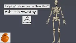 How to Sculpt Skeleton Hand Bone in Zbrush _ (part 5)  Anatomy Study Ep-7 _ Ch-26